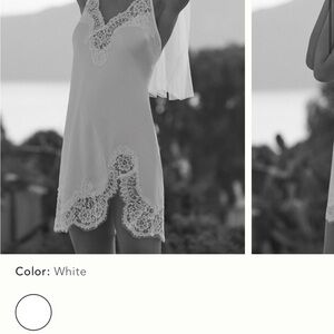 Chic White Lace Slip Dress